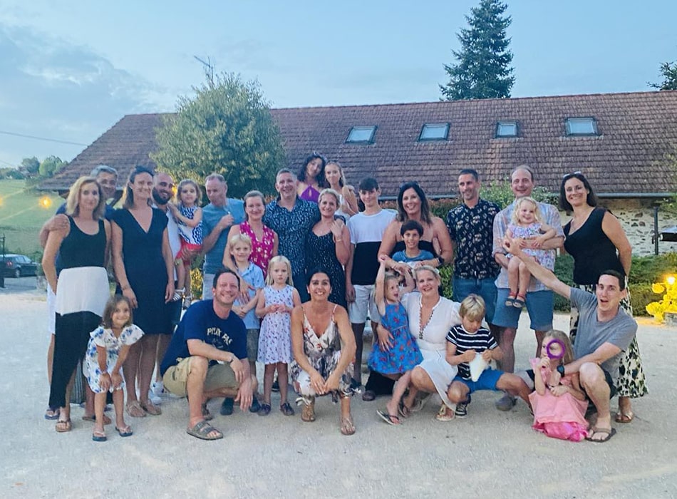 Vacances en groupe d'amis dans le Lot